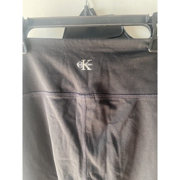 Calvin Klein Pro Performace Black Leggings Women Size Small Logo Exercise Hike - Picture 6 of 7